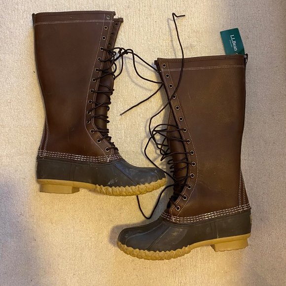 ll bean 16 inch boots shearling lined